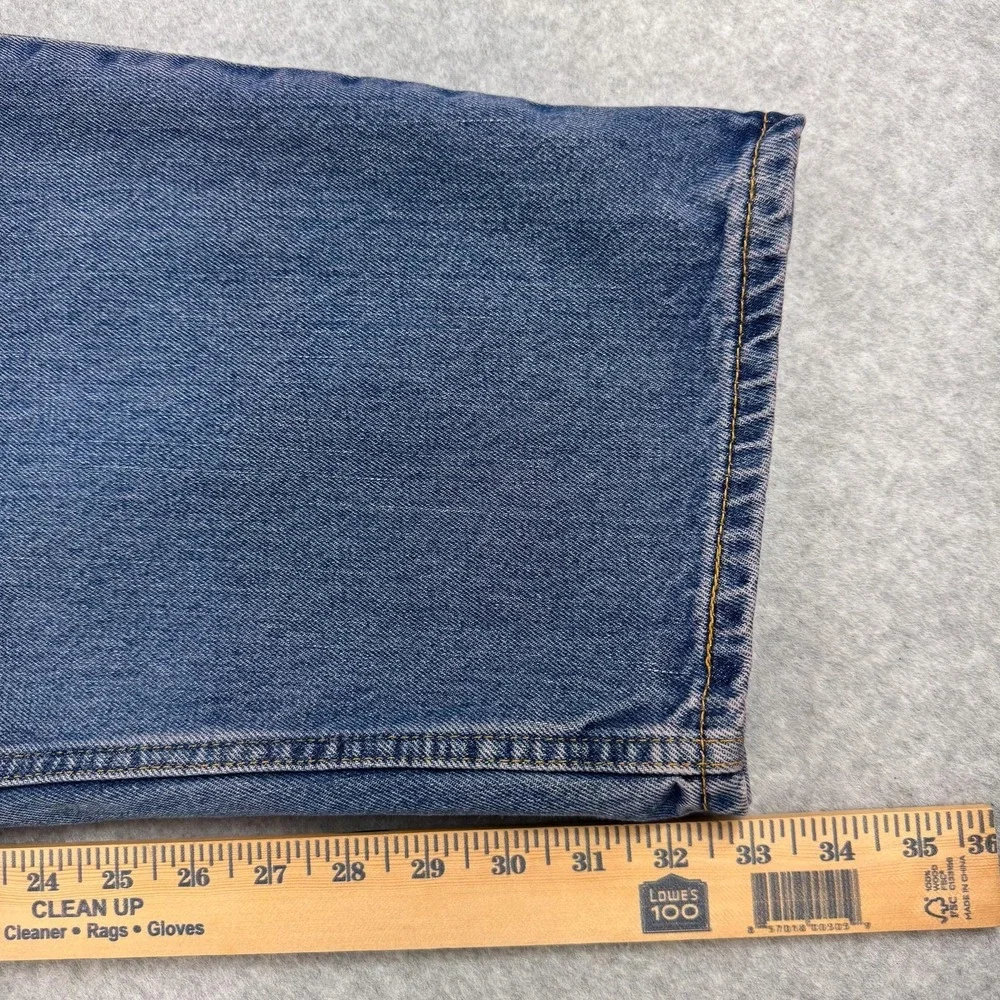 Levis 560 Comfort Fit Jeans Mens 46x33 Blue Medium Wash Relaxed Tapered Denim